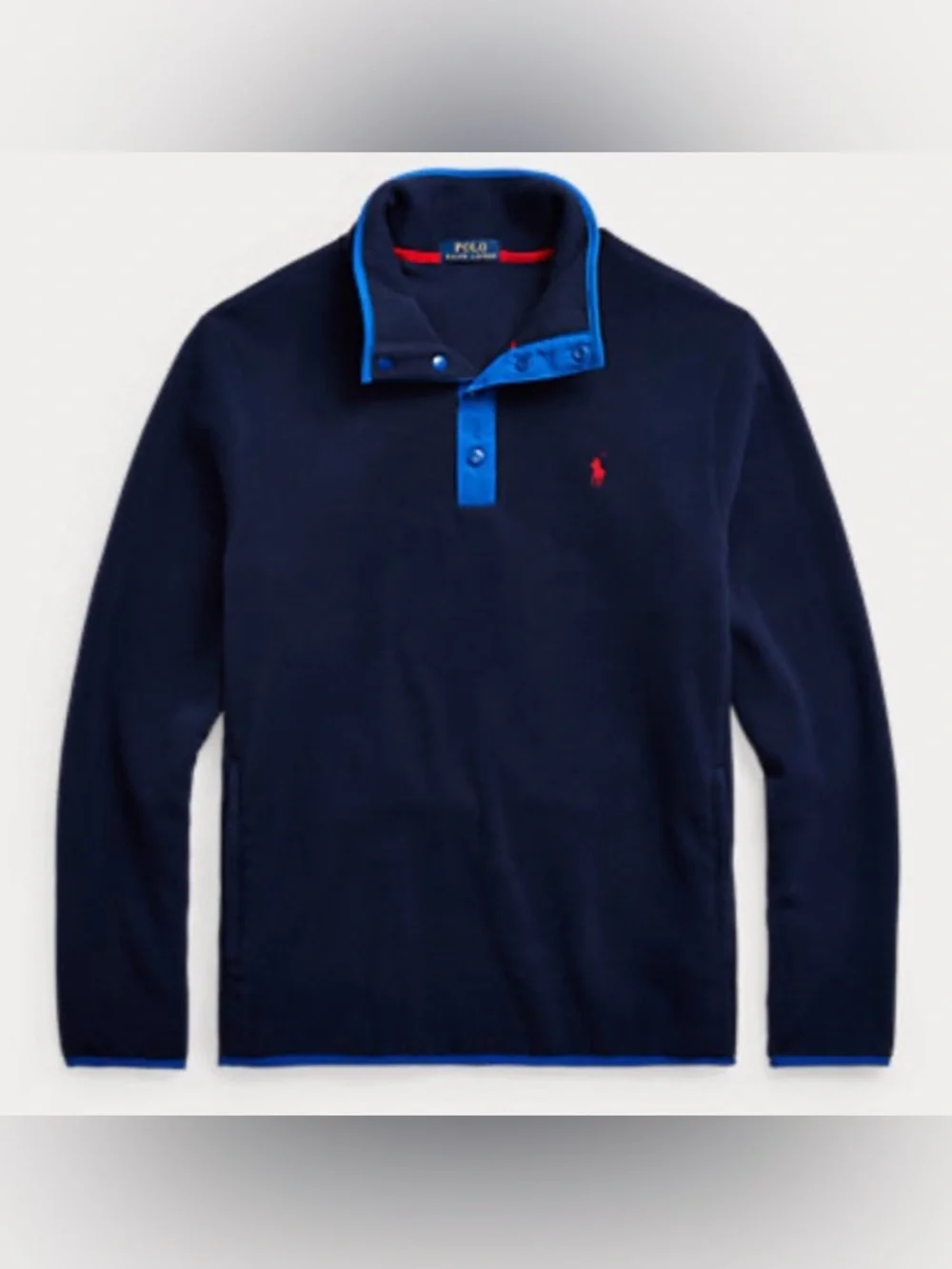 NEW Polo Ralph Lauren Fleece Mock Neck Pullover Sz XL